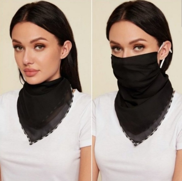 Accessories - Convertible face mask scarf